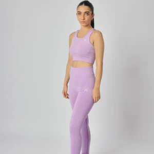 Vigor Seamless Croptop in Purple