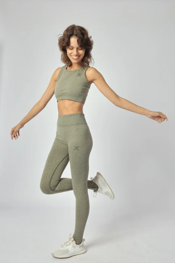 Croptop in Olive